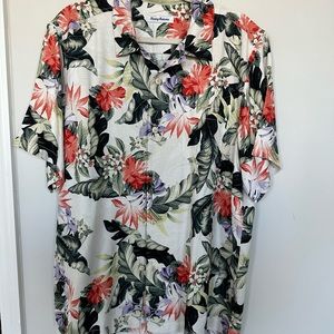 Tommy Bahama Men's Silk Shirt Size Large